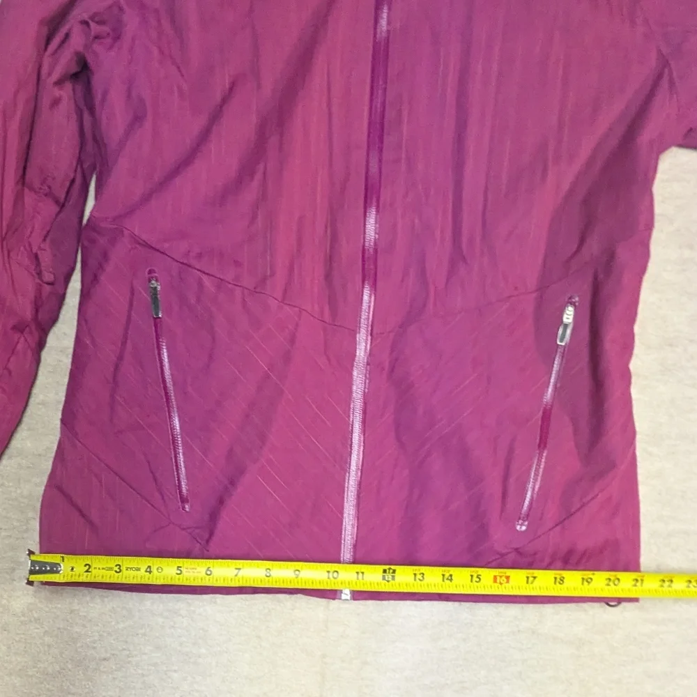 Columbia Titanium Women's Med Berry Pink Winter Jacket Coat Waterproof Details!! - Picture 5 of 16